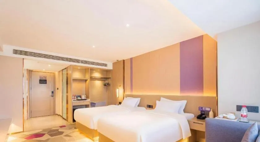 Bed in Lavande Hotel Xuchang Pangdonglai Hengdajinhui Plaza