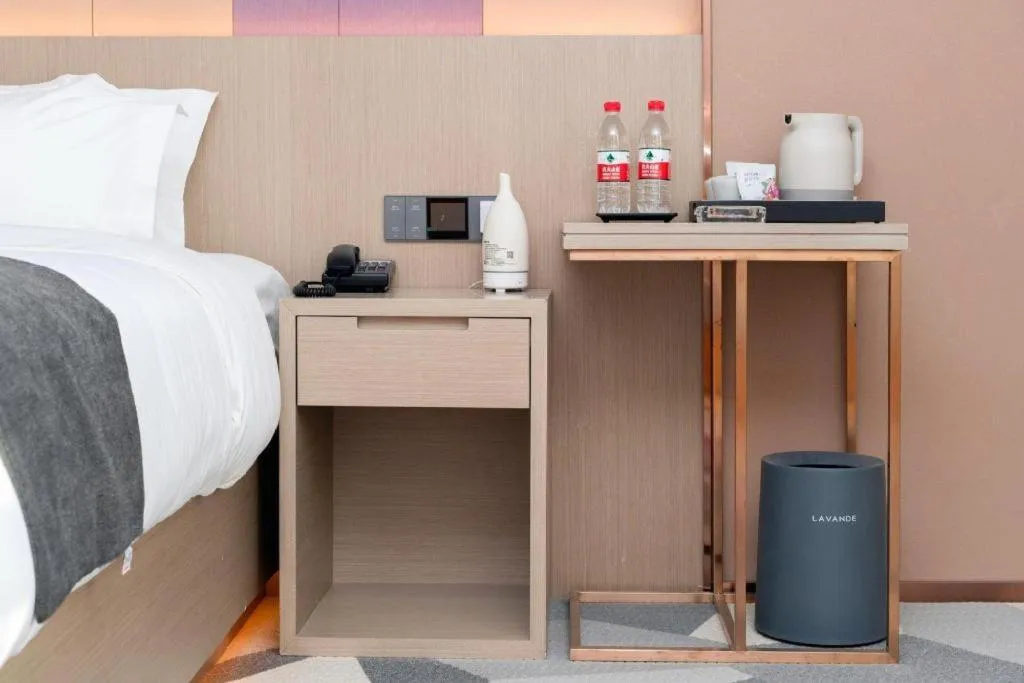 Bed in Lavande Hotel Xuchang Pangdonglai Hengdajinhui Plaza