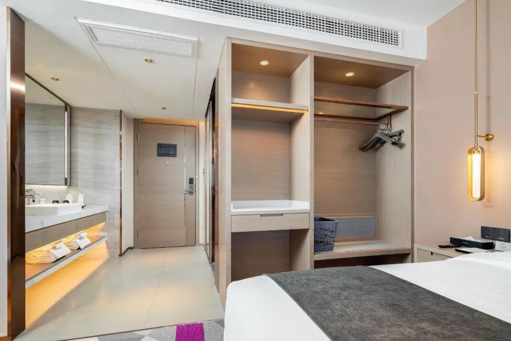 Bed in Lavande Hotel Xuchang Pangdonglai Hengdajinhui Plaza