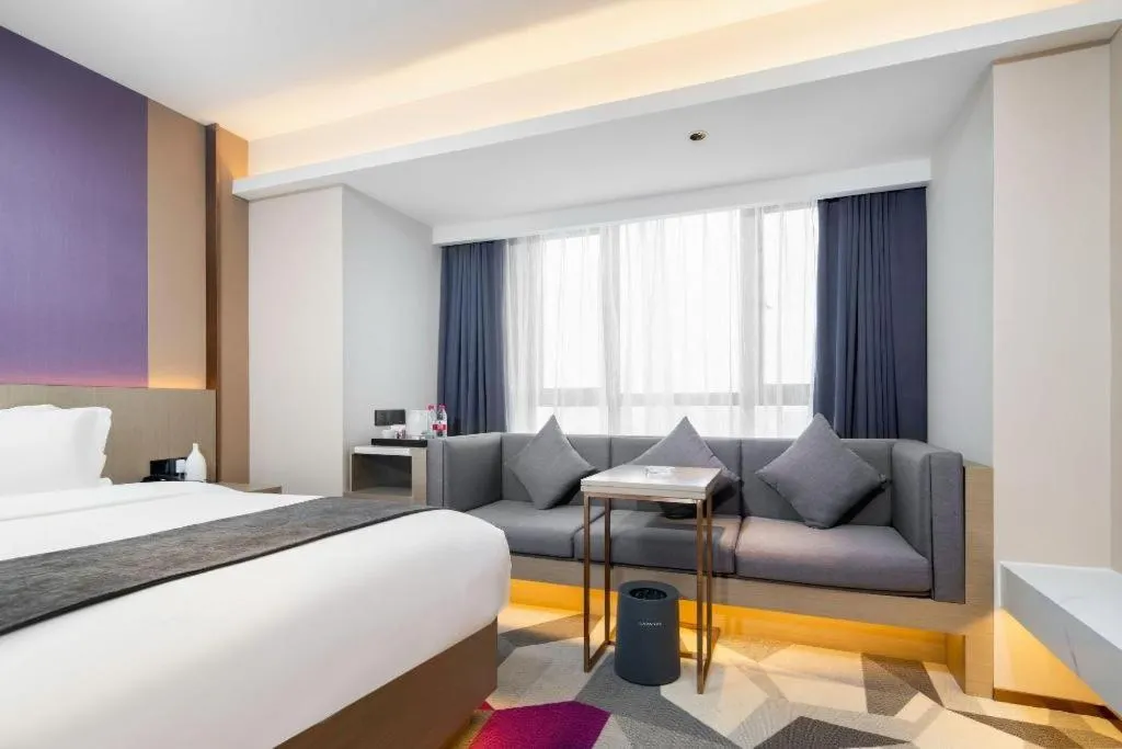 Bed in Lavande Hotel Xuchang Pangdonglai Hengdajinhui Plaza