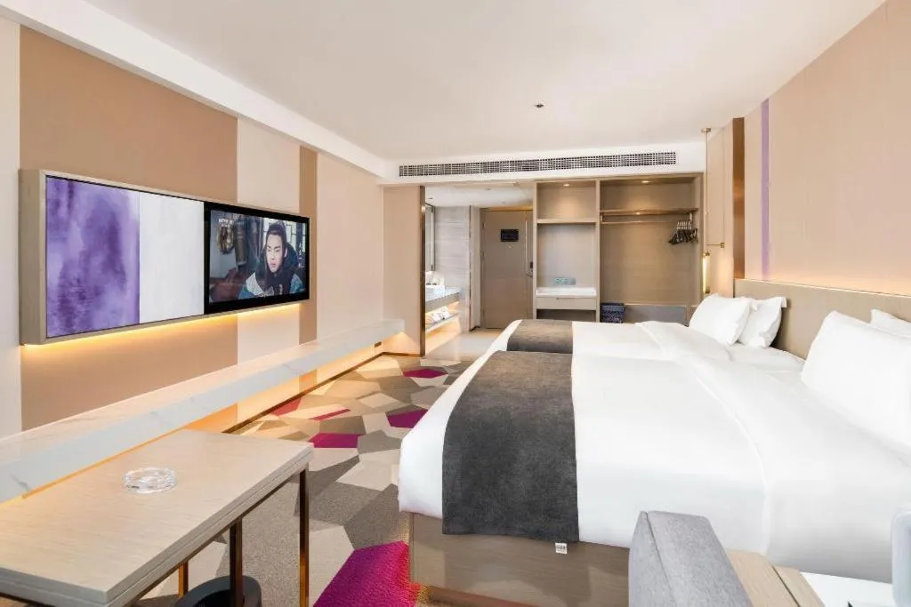 Bed in Lavande Hotel Xuchang Pangdonglai Hengdajinhui Plaza