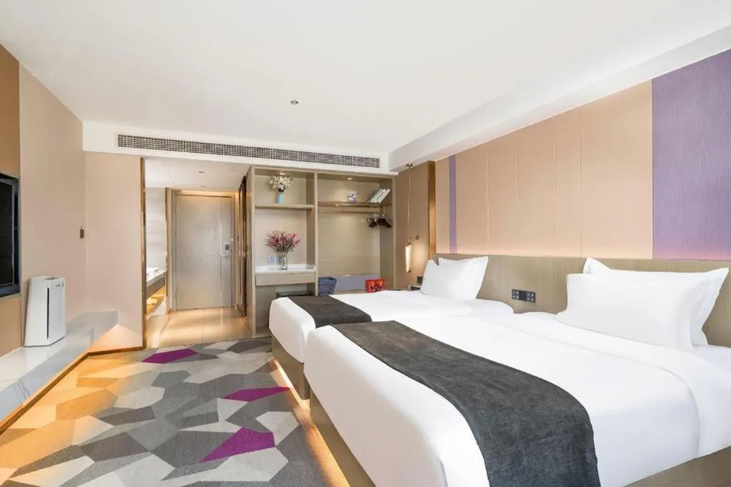 Bed in Lavande Hotel Xuchang Pangdonglai Hengdajinhui Plaza