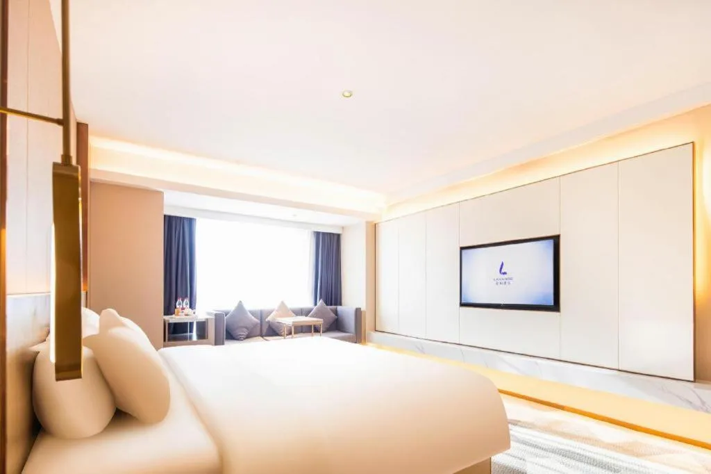 Bed in Lavande Hotel Xuchang Pangdonglai Hengdajinhui Plaza