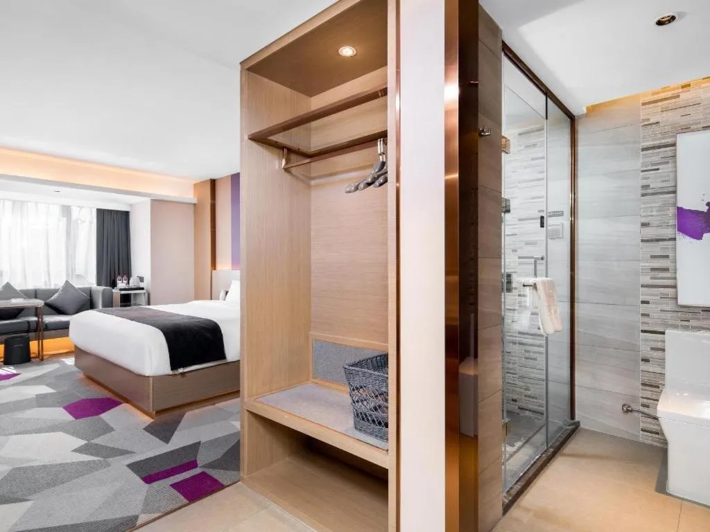 Bed in Lavande Hotel Xuchang Pangdonglai Hengdajinhui Plaza