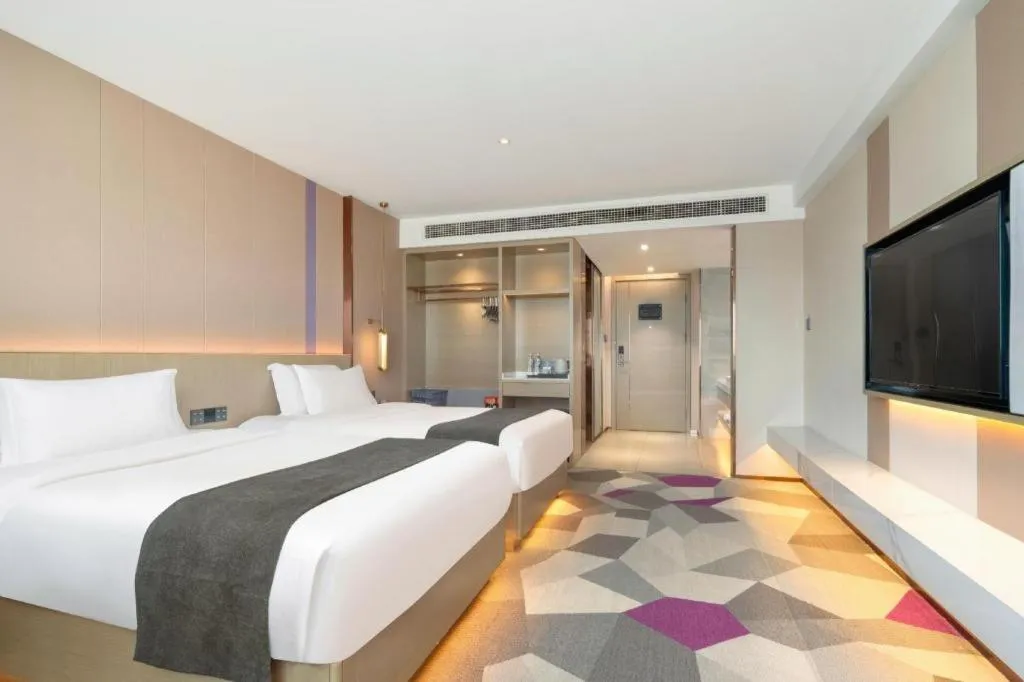 Bed in Lavande Hotel Xuchang Pangdonglai Hengdajinhui Plaza