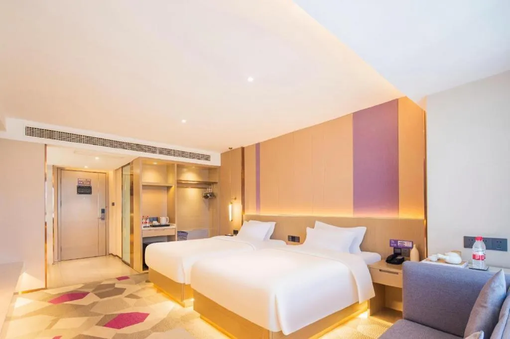 Bed in Lavande Hotel Xuchang Pangdonglai Hengdajinhui Plaza