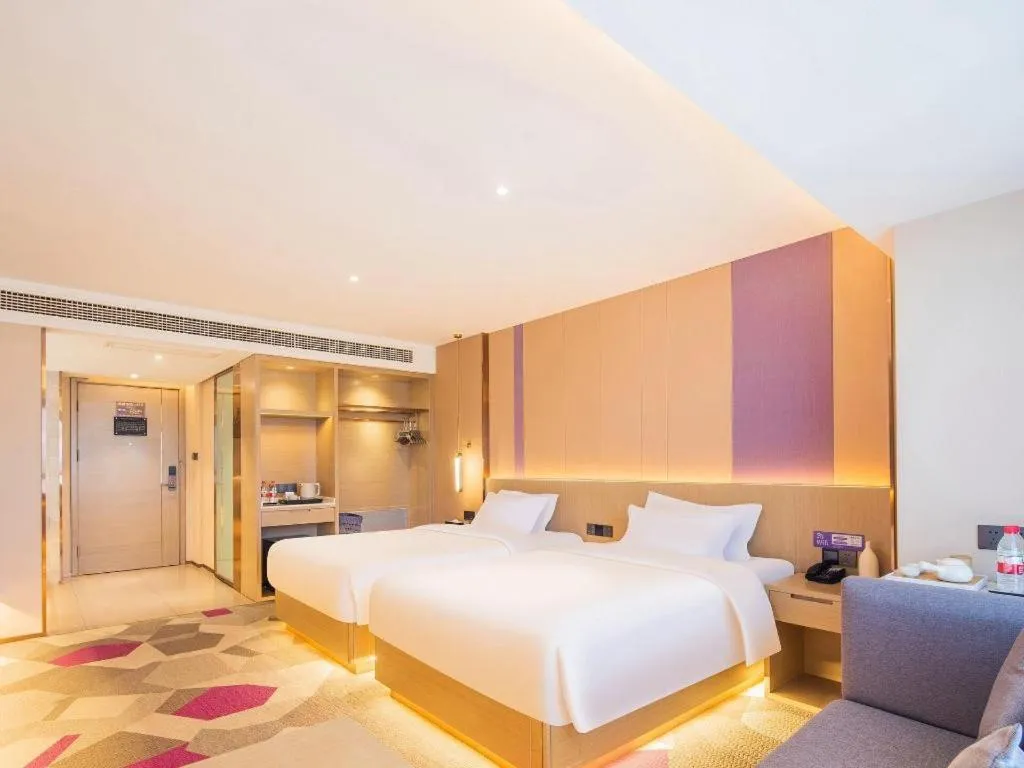 Bed in Lavande Hotel Xuchang Pangdonglai Hengdajinhui Plaza