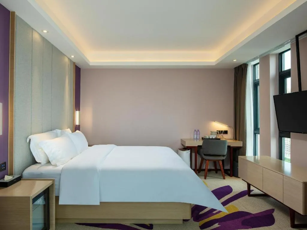 Bed in Lavande Hotel Shanwei Haifeng Fenghuang New City Tianhong Plaza