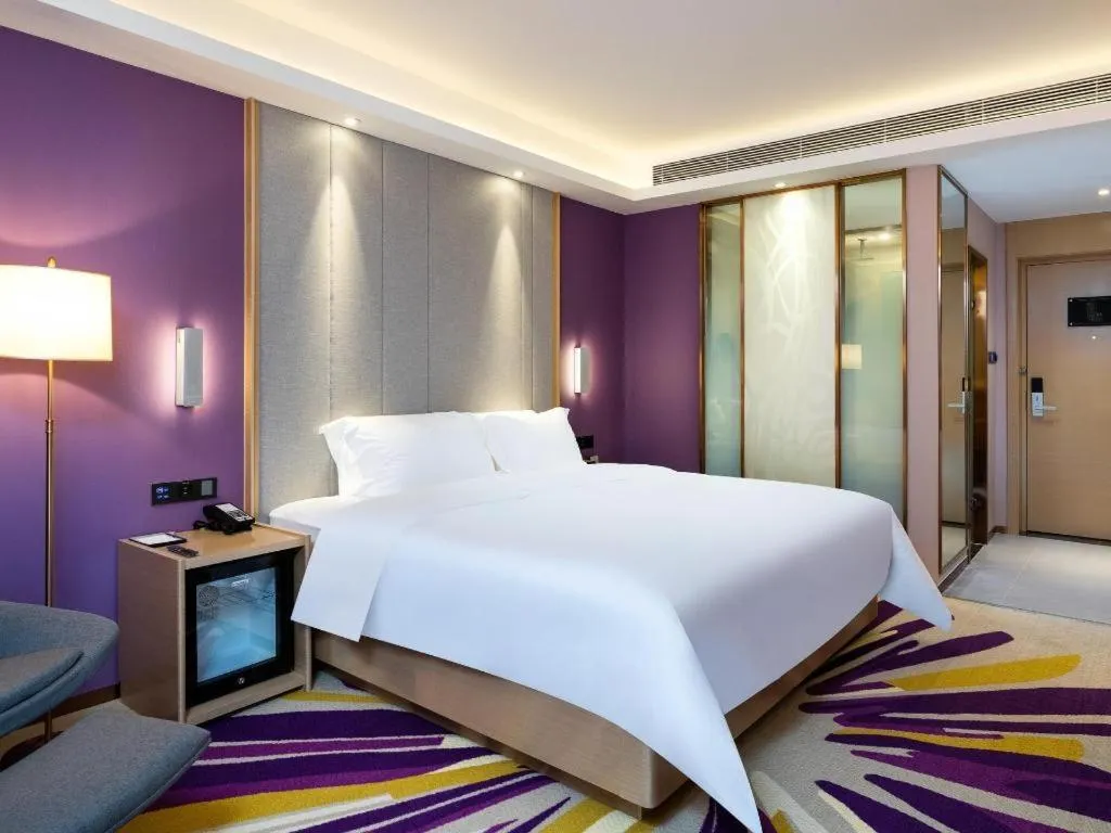 Bed in Lavande Hotel Shanwei Haifeng Fenghuang New City Tianhong Plaza