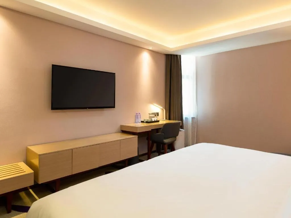 Bed in Lavande Hotel Shanwei Haifeng Fenghuang New City Tianhong Plaza