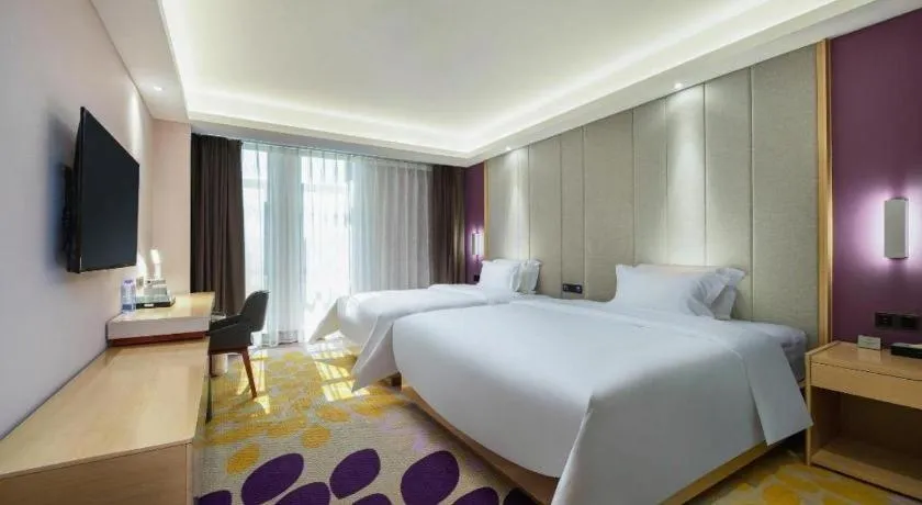Bed in Lavande Hotel Shanwei Haifeng Fenghuang New City Tianhong Plaza