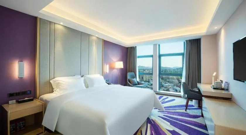 Bed in Lavande Hotel Shanwei Haifeng Fenghuang New City Tianhong Plaza