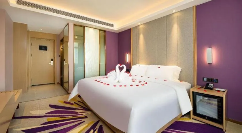 Bed in Lavande Hotel Shanwei Haifeng Fenghuang New City Tianhong Plaza