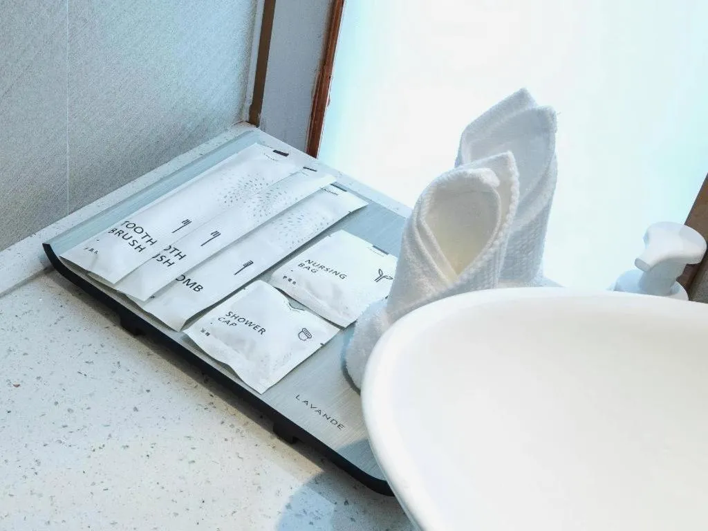 Bed in Lavande Hotel Shanwei Haifeng Fenghuang New City Tianhong Plaza