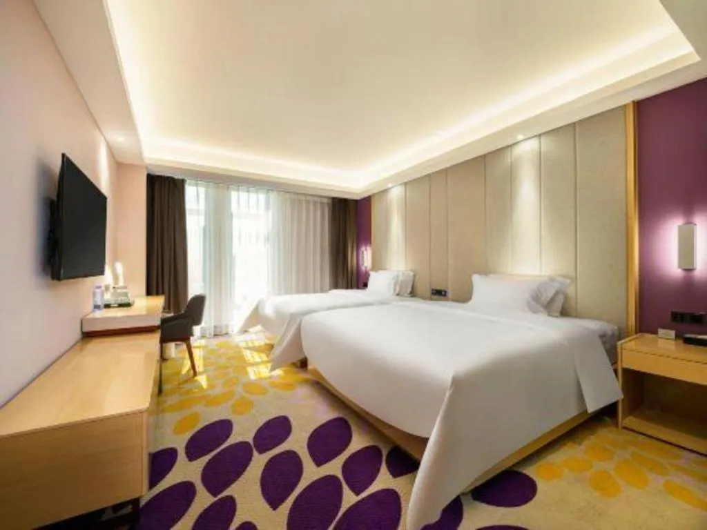 Bed in Lavande Hotel Shanwei Haifeng Fenghuang New City Tianhong Plaza