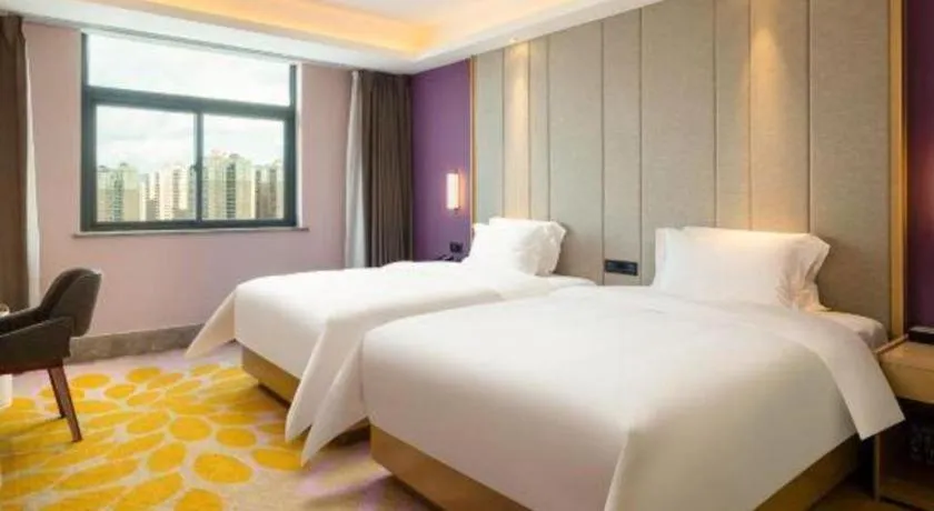 Bed in Lavande Hotel Shanwei Haifeng Fenghuang New City Tianhong Plaza