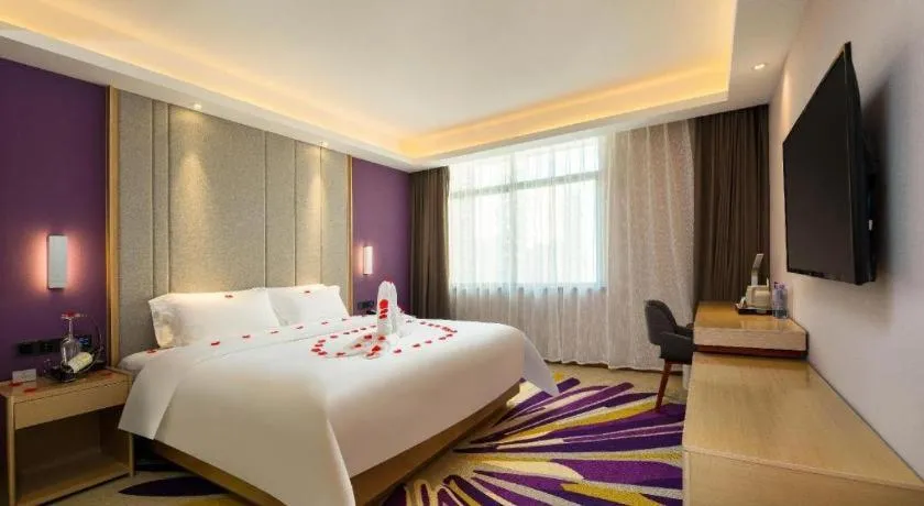 Bed in Lavande Hotel Shanwei Haifeng Fenghuang New City Tianhong Plaza