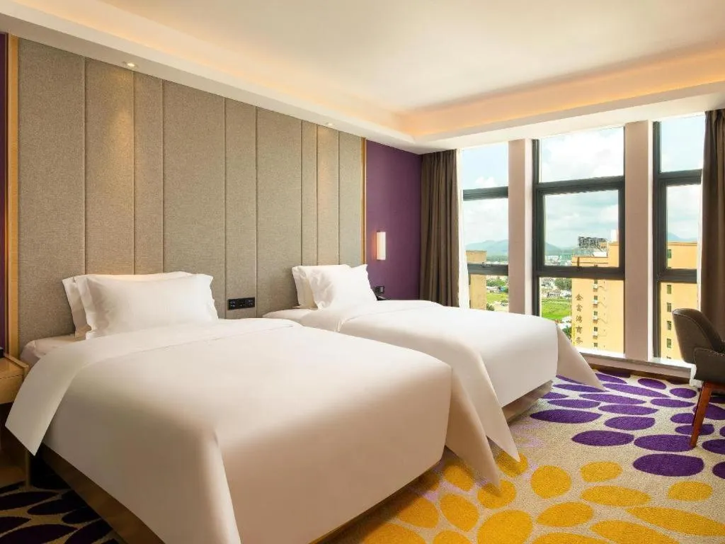 Bed in Lavande Hotel Shanwei Haifeng Fenghuang New City Tianhong Plaza