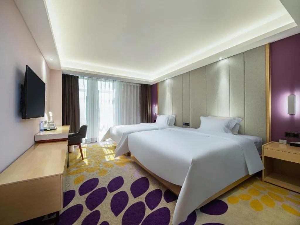 Bed in Lavande Hotel Shanwei Haifeng Fenghuang New City Tianhong Plaza