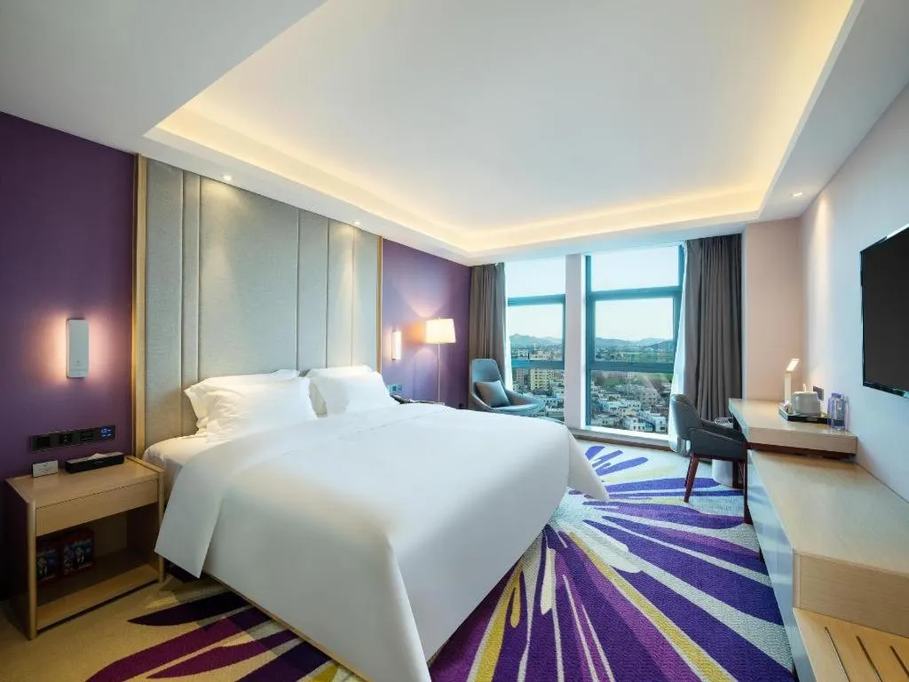 Bed in Lavande Hotel Shanwei Haifeng Fenghuang New City Tianhong Plaza
