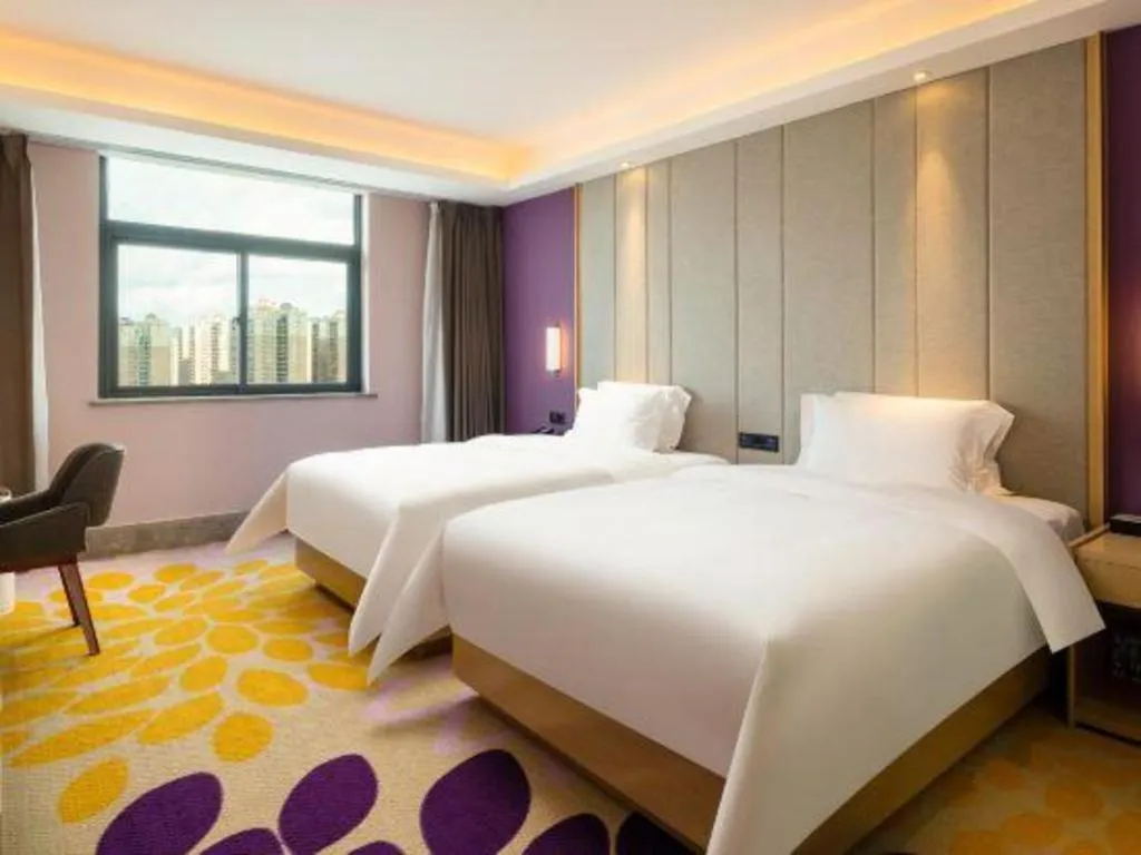 Bed in Lavande Hotel Shanwei Haifeng Fenghuang New City Tianhong Plaza