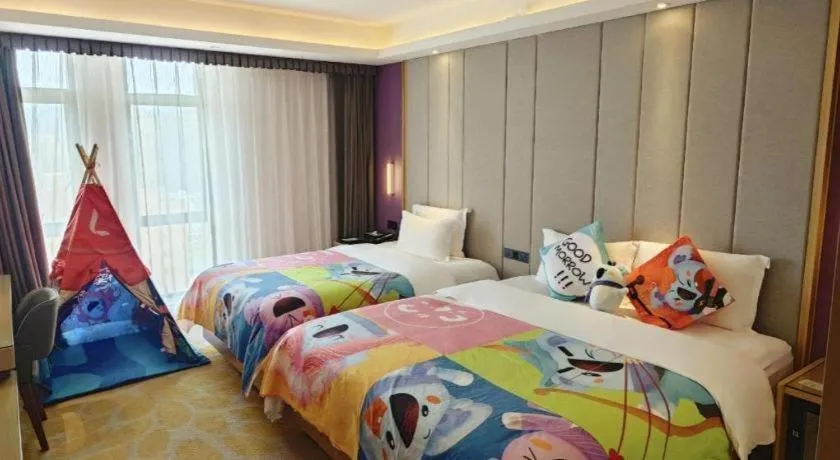 Bed in Lavande Hotel Shanwei Haifeng Fenghuang New City Tianhong Plaza