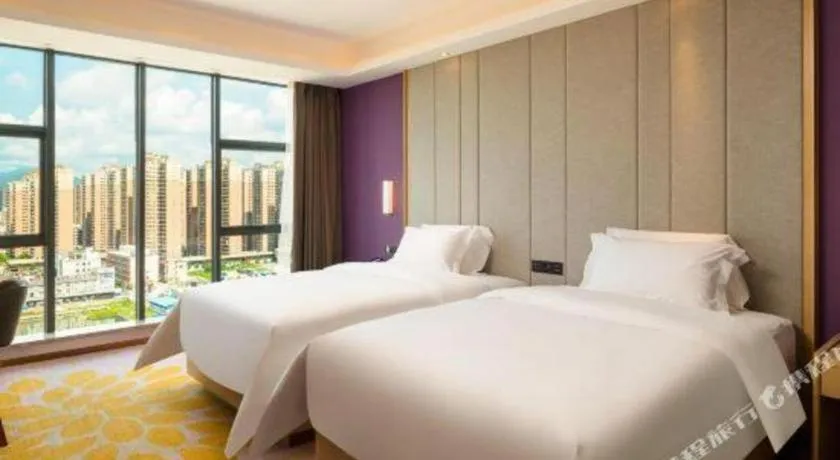 Bed in Lavande Hotel Shanwei Haifeng Fenghuang New City Tianhong Plaza