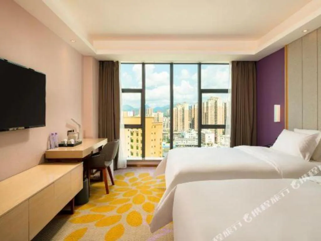 Bed in Lavande Hotel Shanwei Haifeng Fenghuang New City Tianhong Plaza
