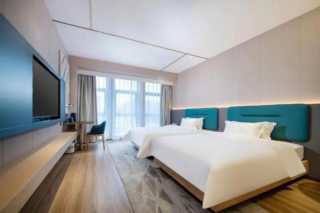Bed in Lavande Hotel Shanwei Haifeng Fenghuang New City Tianhong Plaza