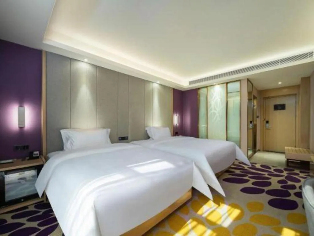 Bed in Lavande Hotel Shanwei Haifeng Fenghuang New City Tianhong Plaza