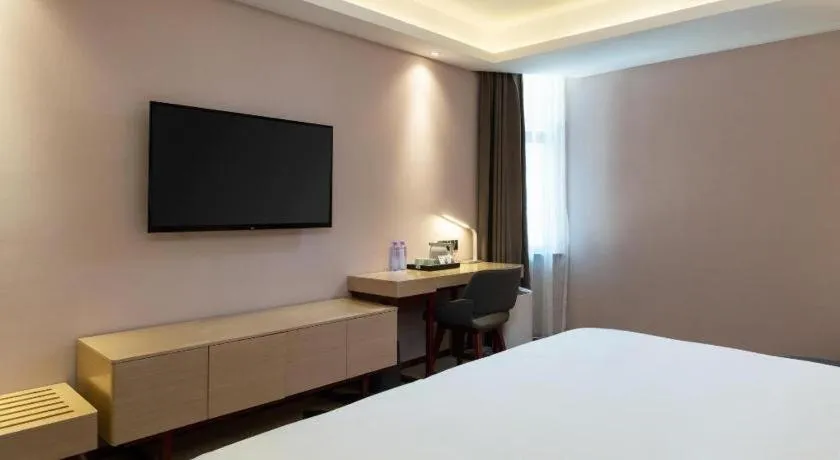 Bed in Lavande Hotel Shanwei Haifeng Fenghuang New City Tianhong Plaza