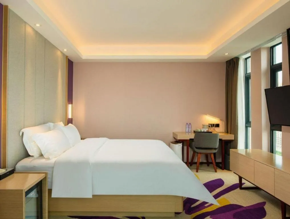 Bed in Lavande Hotel Shanwei Haifeng Fenghuang New City Tianhong Plaza