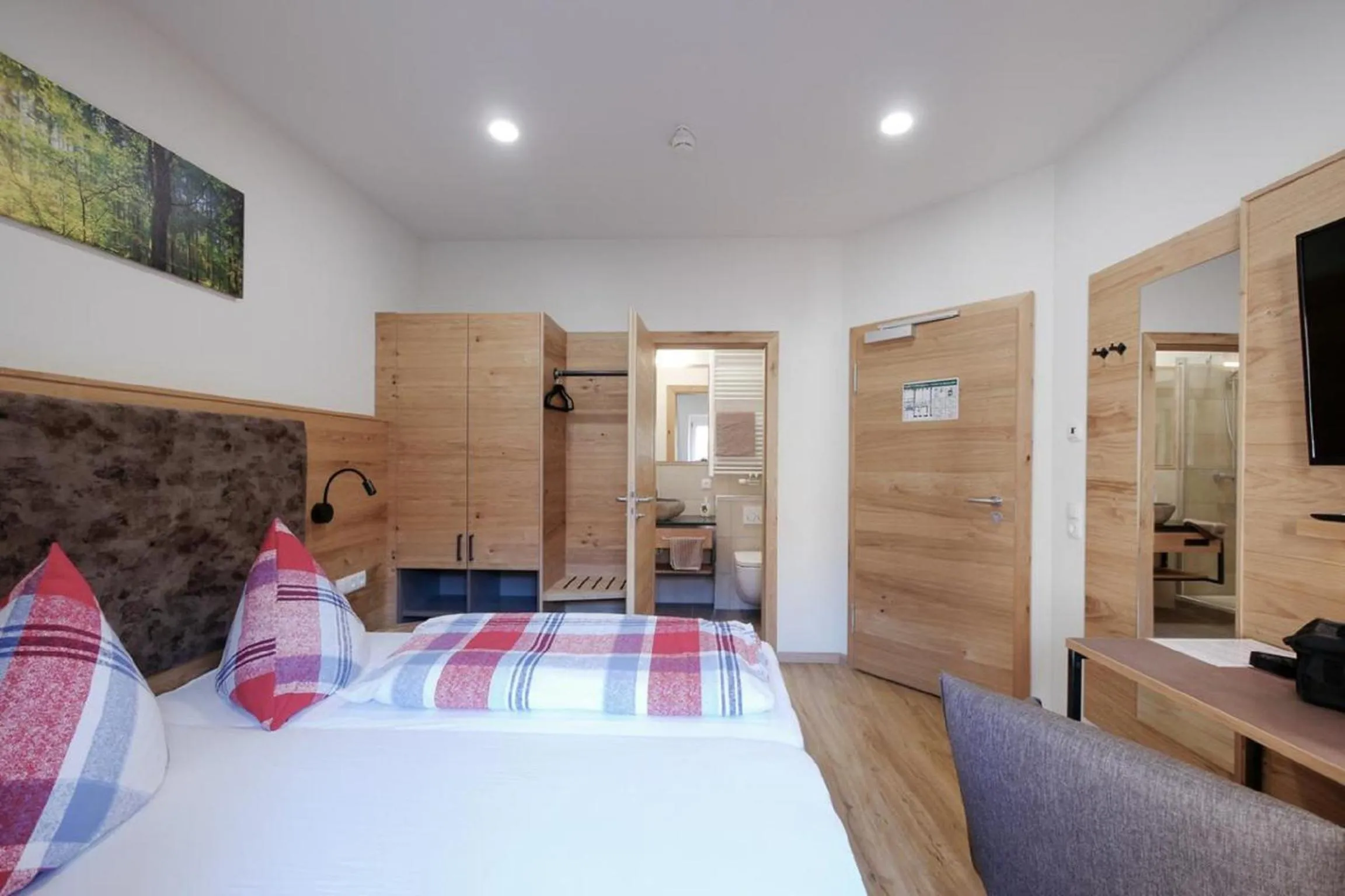 Bed in Landhotel Zum Jägerstöckl