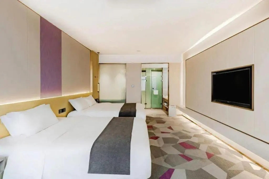 Bed in Lavande Hotel Bengbu Wanda Nanxiang Plaza