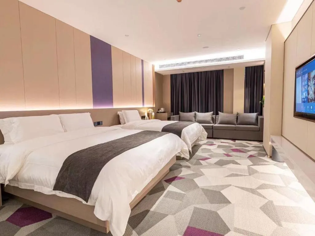 Bed in Lavande Hotel Bengbu Wanda Nanxiang Plaza