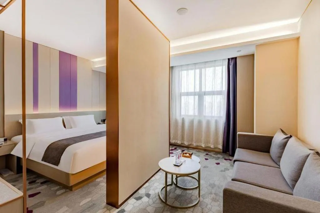 Bed in Lavande Hotel Bengbu Wanda Nanxiang Plaza