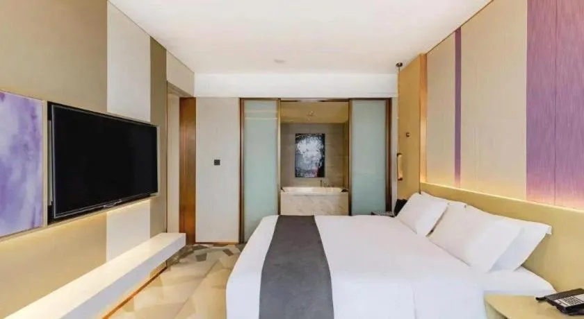 Bed in Lavande Hotel Bengbu Wanda Nanxiang Plaza