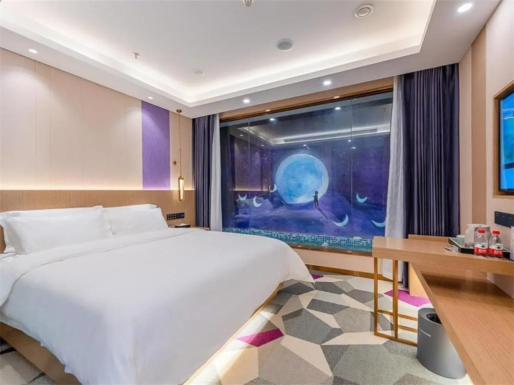 Bed in Lavande Hotel Foshan Shunde Daliang Qinghuiyuan Shihu Road