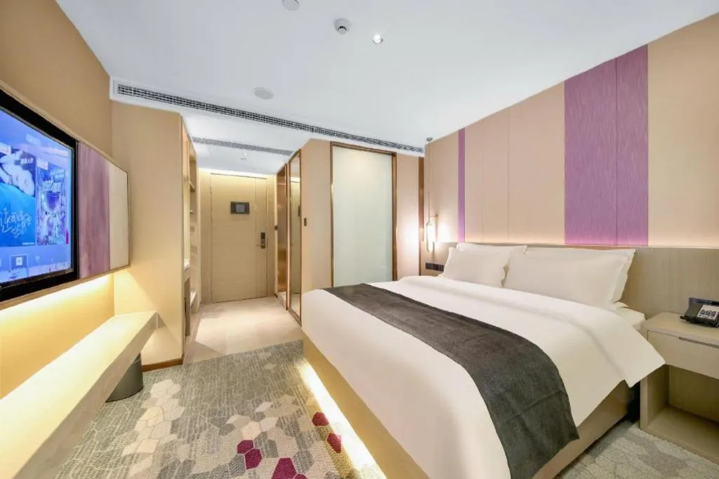 Bed in Lavande Hotel Wuhan Jianghan Road Dunli Gate Metro Station