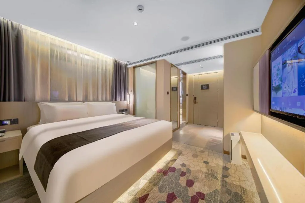 Bed in Lavande Hotel Wuhan Jianghan Road Dunli Gate Metro Station