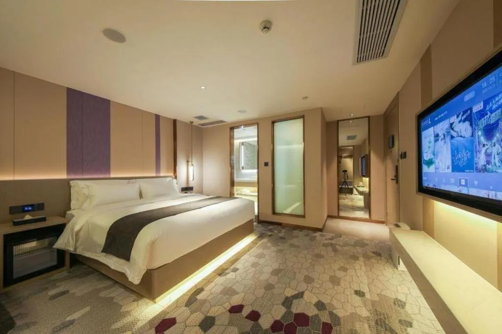 Bed in Lavande Hotel Wuhan Jianghan Road Dunli Gate Metro Station