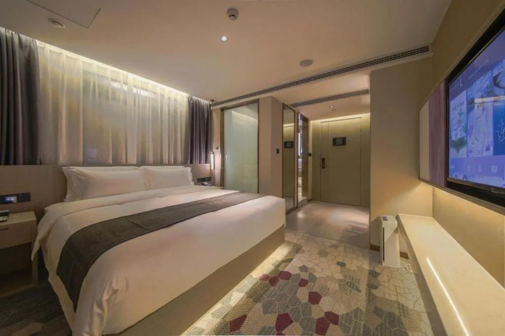 Bed in Lavande Hotel Wuhan Jianghan Road Dunli Gate Metro Station
