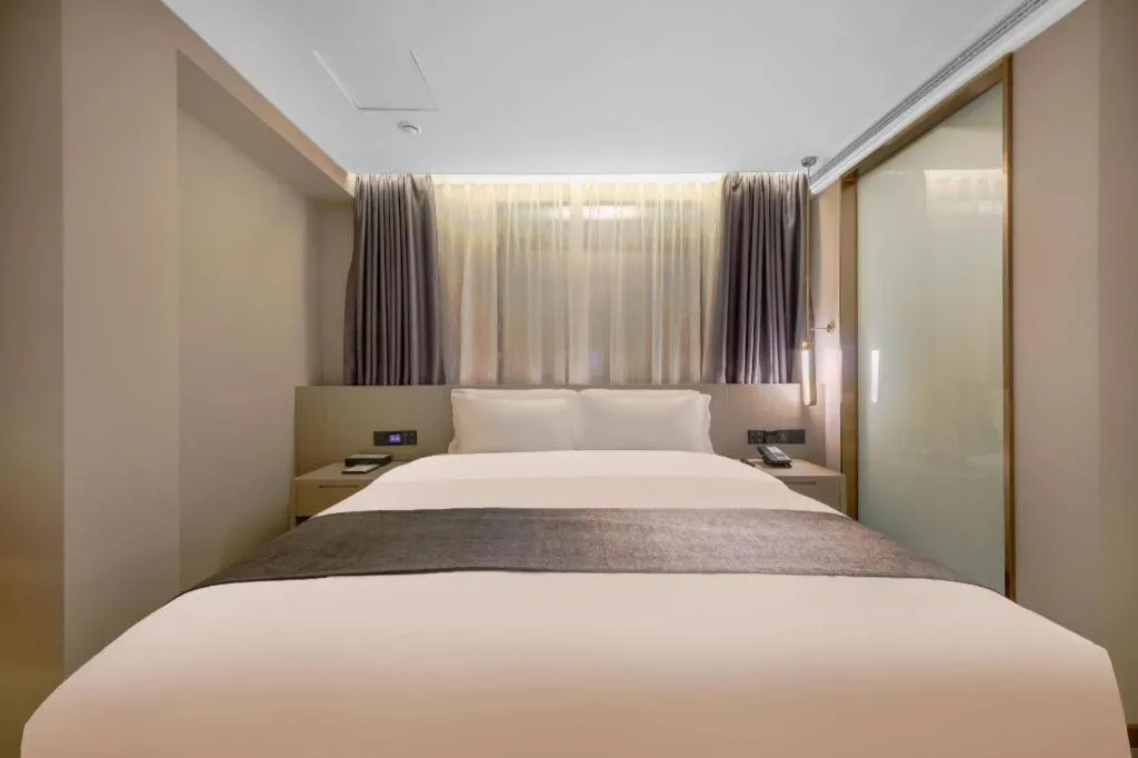 Bed in Lavande Hotel Wuhan Jianghan Road Dunli Gate Metro Station