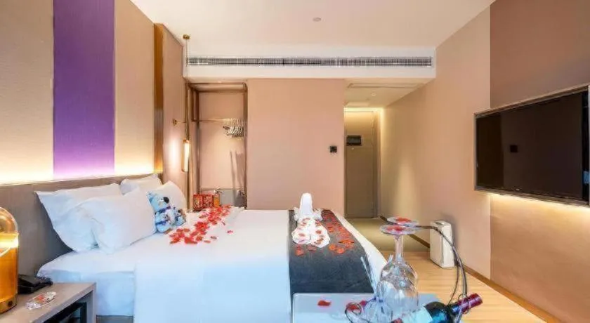 Bed in Lavande Hotel Zhongshan Lihe Square