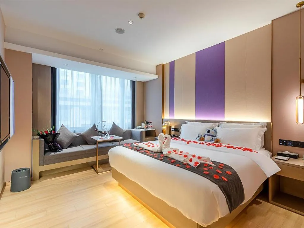 Bed in Lavande Hotel Zhongshan Lihe Square