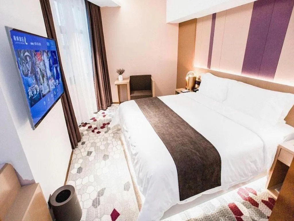 Bed in Lavande Hotel Xi'an Zhonglou Dachashi Metro Station