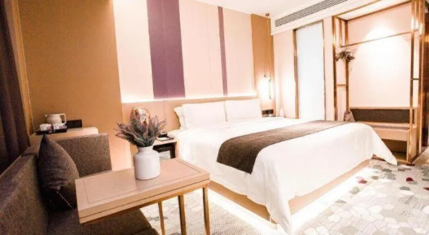 Bed in Lavande Hotel Xi'an Zhonglou Dachashi Metro Station