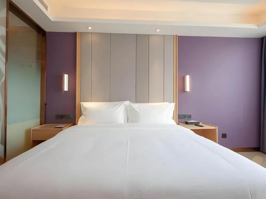 Bed in Lavande Hotel Changsha South High-speed Railway Station Xiyingmen