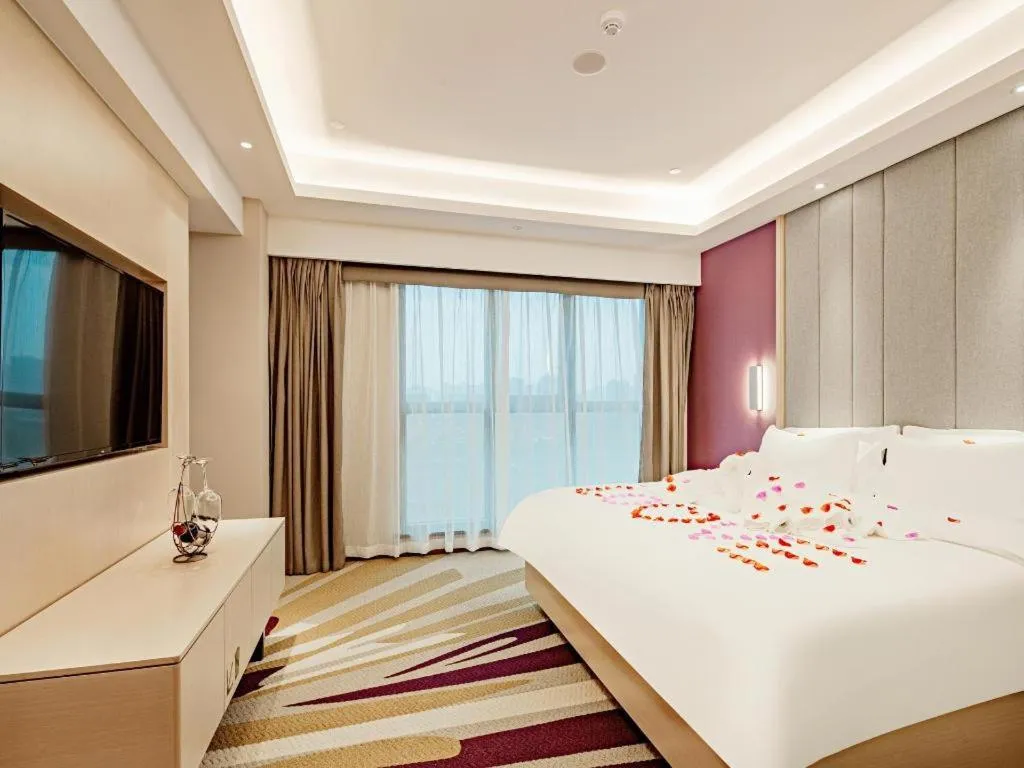 Bed in Lavande Hotel Changsha South High-speed Railway Station Xiyingmen