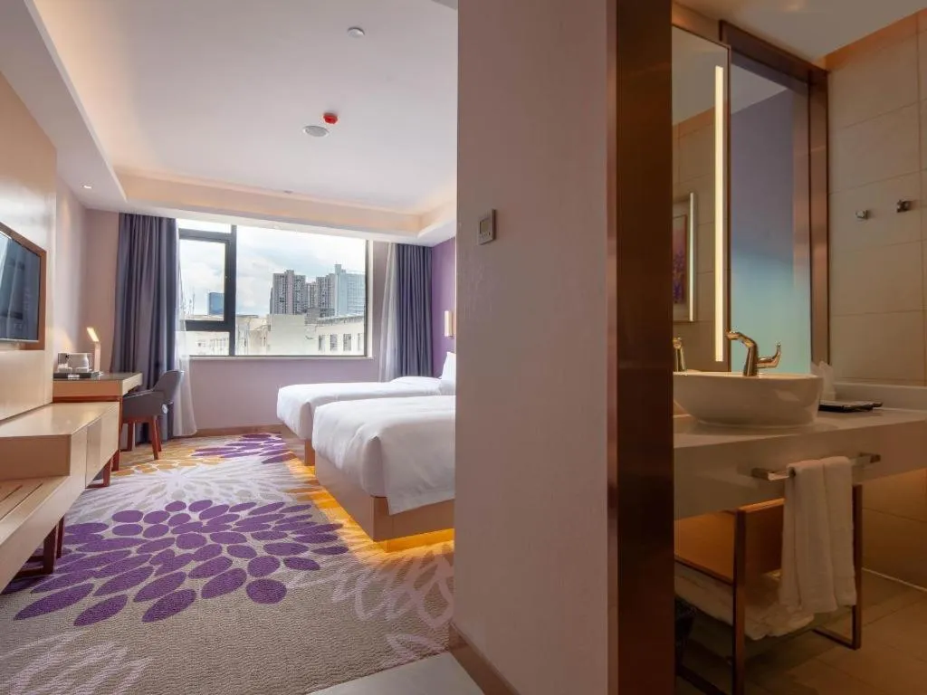 Bed in Lavande Hotel Changsha South High-speed Railway Station Xiyingmen